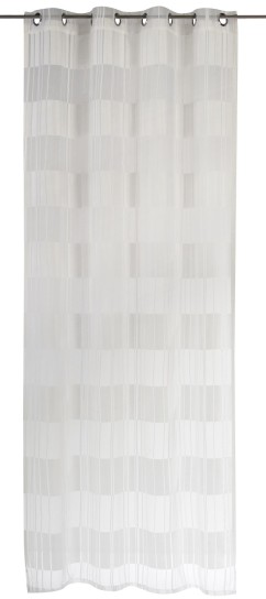 Elbersdrucke Ösenschal Blockbuster 00 weiß halbtransparent 140x255cm, 22,95  € | Thermovorhänge