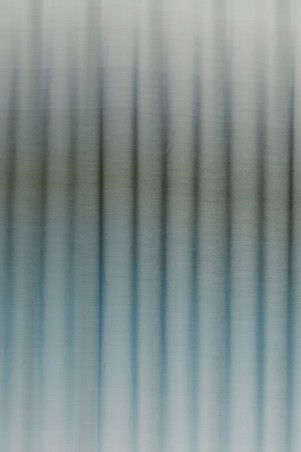 Schlaufenbandschal Vorhang Evolution halbtransparent Streifen petrol beige 19851 