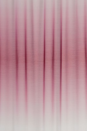 Elbersdrucke Schlaufenbandschal Evolution 04 rot - braun - weiß halbtransparent 140x255cm
