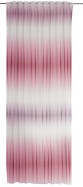 Elbersdrucke Schlaufenbandschal Evolution 04 rot - braun - weiß halbtransparent 140x255cm
