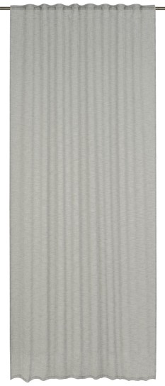 Elbersdrucke Schlaufenbandschal Liem 07 grau halbtransparent 140x255cm