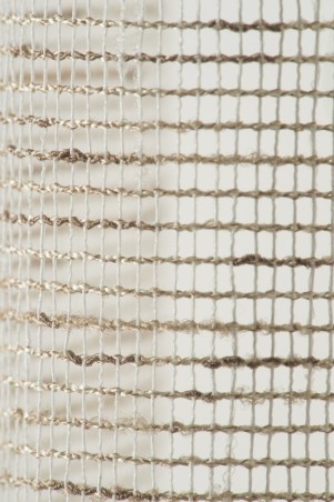 Elbersdrucke Fertigdeko mit Schlaufenband Linnea 09 beige halbtransparent 140x255cm