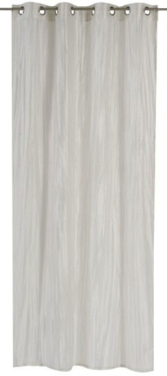 Bistrogardine Salon weiß-grau transparent 140x48cm, 13,95 €