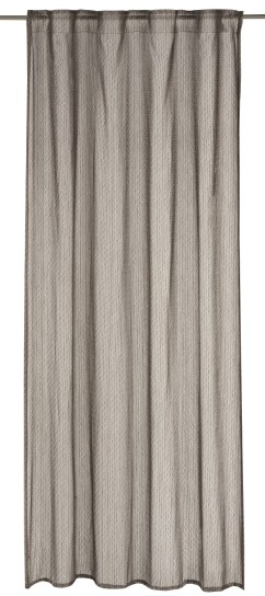 Elbersdrucke Schlaufenbandschal Unisono 06 braun halbtransparent 140x255cm