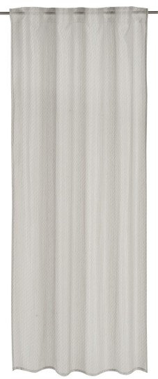 Elbersdrucke Schlaufenbandschal Unisono 07 grau halbtransparent 140x255cm