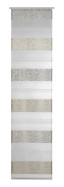 Elbersdrucke Flächenvorhang SV Dacapo-Stripe 00 oT offwhite-ecru halbtransparent 60x245cm