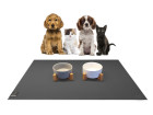 SANOZOO® - Napfunterlage, Öko-Tex, Set: 40/60+60/90 cm Grau