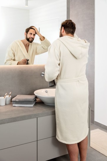 Rhomtuft FACE & BODY BADEMANTEL