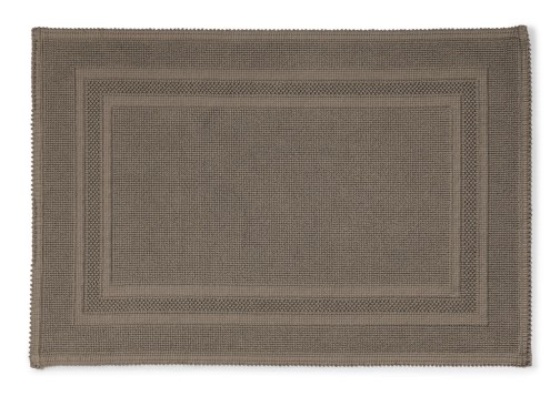 Rhomtuft Badteppich GRACE eckig 60 x 90 cm Farbe: taupe