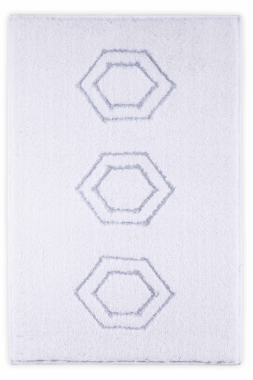 RHOMYhome ELEGANCE eckig Farbe: weiß/silber