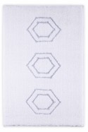 RHOMYhome ELEGANCE eckig Farbe: weiß/silber