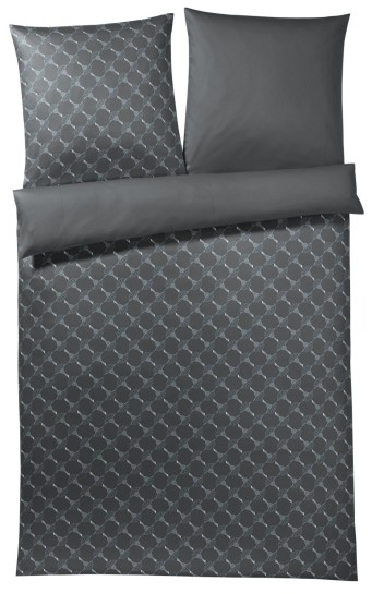 JOOP! Bettwäsche Cornflower Gradiant graphit 80/80 135/200 cm