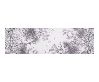 Briona Tischläufer/Mitteldecke Ambiente Trendlife by Gözze ca.90/90 cm, Farbe silber