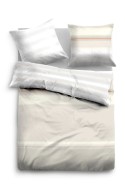 Tom Tailor Satin Bettwäsche "MULTICOLOR" 155/220+80/80cm SAND