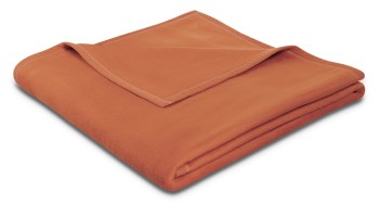 Plaid / Decke Uno Soft terracotta 150 x 200cm
