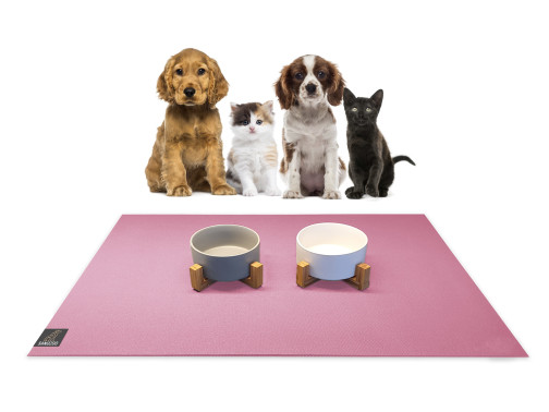 SANOZOO® - Napfunterlage, Öko-Tex, 40 x 60 cm Rosa