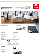 Sisal Teppich Astra Manaus mit 5cm Baumwollbordüre Grau 40/42 80x160cm