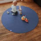 Runde Krabbelunterlage SanoSoft "made in Germany" - Öko-Tex 100 Blau 160cm
